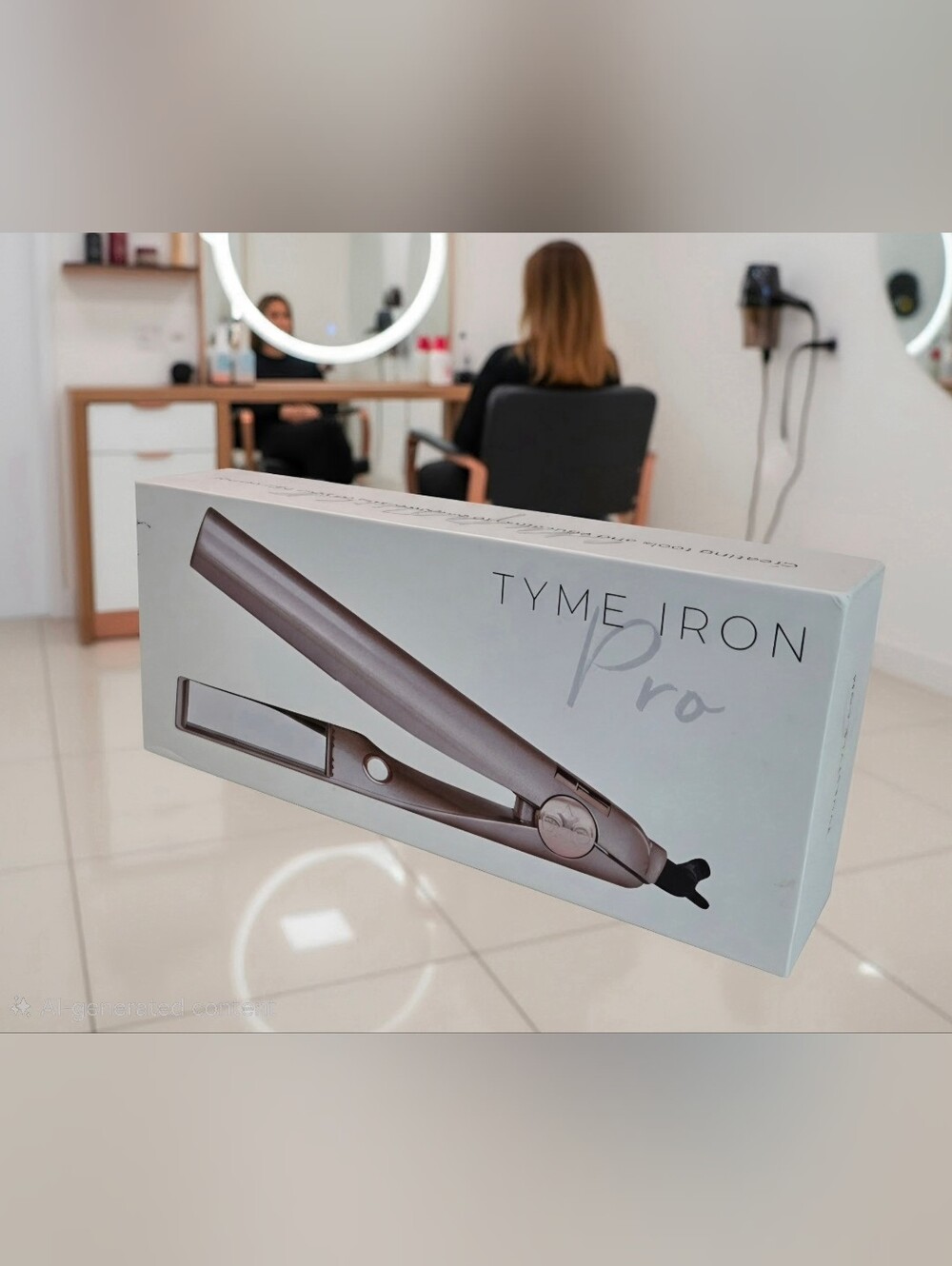 Tyme Iron Pro All in One Hair Curler & Straightener. All Hair Types.